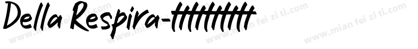 Della Respira字体转换